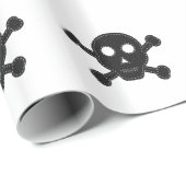 Zwarte feelhuid cadeaupapier (Rol Hoek)