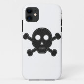 Zwarte feelhuid Case-Mate iPhone case (Achterkant)