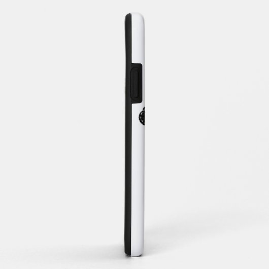 Zwarte feelhuid Case-Mate iPhone case (Achterkant/rechts)