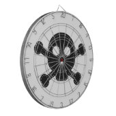 Zwarte feelhuid dartbord (Voorkant Links)