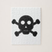 Zwarte feelhuid legpuzzel (Verticaal)