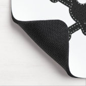 Zwarte feelhuid muismat (Hoek)