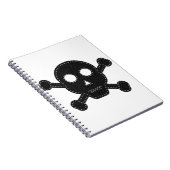 Zwarte feelhuid notitieboek (Rechterzijde)