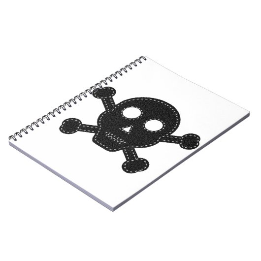 Zwarte feelhuid notitieboek (Linkerzijde)