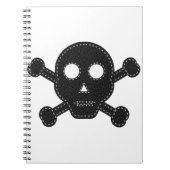 Zwarte feelhuid notitieboek (Voorkant)