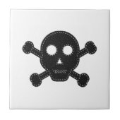 Zwarte feelhuid tegeltje (Voorkant)