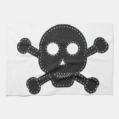 Zwarte feelhuid theedoek (Horizontaal)