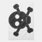 Zwarte feelhuid theedoek (Verticaal)