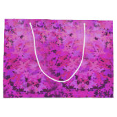 Zwarte feestdag groot cadeauzakje (Achterkant)