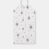 Zwarte feestdag in Merry en BrightScript Cadeaulabel (Achterkant)