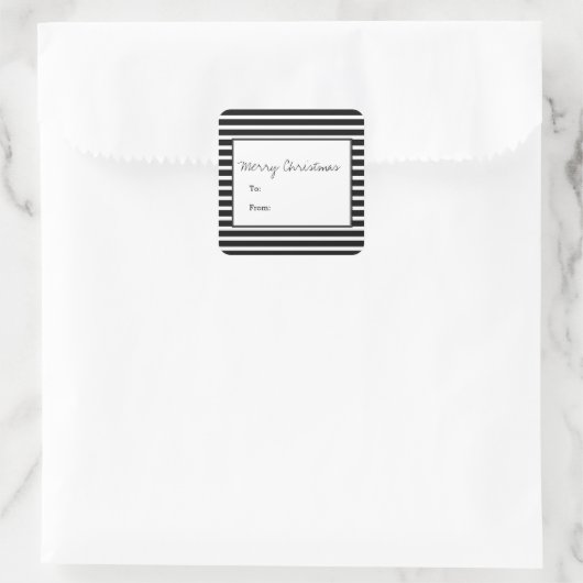 Zwarte feestdagen Stickers (Tas)