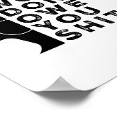 Zwarte feministische vrouwenrechten die zwarte vro poster (Hoek)