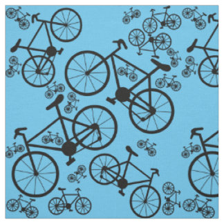 Zwarte fietsen stof