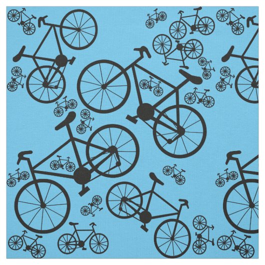 Zwarte fietsen stof (Swatch)