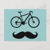 zwarte fietssnor briefkaart (Voorkant)