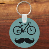 zwarte fietssnor sleutelhanger (Voorkant)