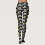 Zwarte Figaro Car Pattern Figarations Leggings (Achterkant)
