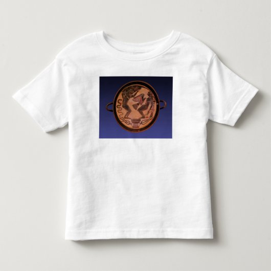 Zwarte figuur kylix kinder shirts (Voorkant)