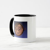 Zwarte figuur kylix mok (Voorkant links)