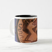 Zwarte figuur kylix tweekleurige koffiemok (Voorkant links)