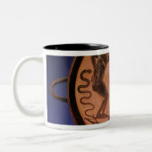 Zwarte figuur kylix tweekleurige koffiemok (Links)