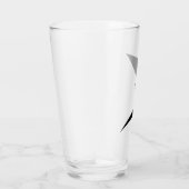 Zwarte Flash-bliksembolt Glas (Rechts)