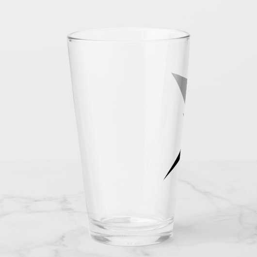 Zwarte Flash-bliksembolt Glas (Rechts)