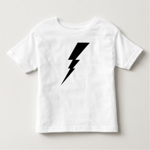Zwarte Flash-bliksembolt Kinder Shirts