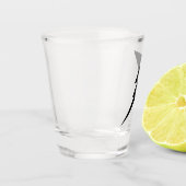 Zwarte Flash-bliksembolt Shot Glas (Links)