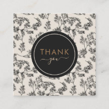 Zwarte  flessenpatronen Hartelijk dank