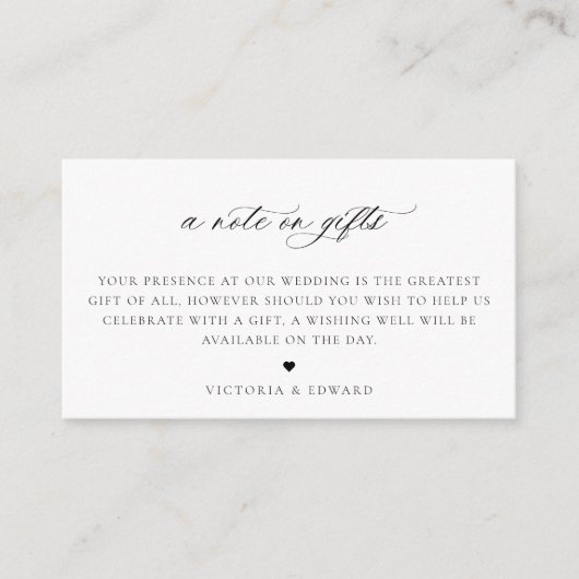  zwarte Floral: een bericht over de weddenschap me Informatiekaartje (Voorkant)