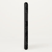 Zwarte  Floral Lace Case-Mate iPhone Case (Achterkant/rechts)