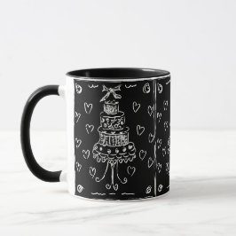 Zwarte Fluwelen Cake Mok