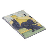 Zwarte fluwelen notitieboek (Rechterzijde)