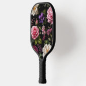 Zwarte Fluwelen Roos Pickleball Paddle (Links)