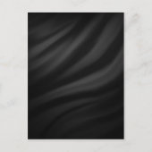 Zwarte fluwelen textielelegant briefkaart (Voorkant)