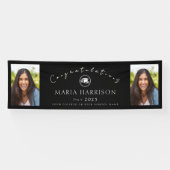 Zwarte foto Afstuderen Banner (Horizontaal)