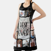 Zwarte foto collage vaders dag Apron Schort (Insitu)