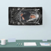 Zwarte foto grafdeken In Loving Memory Spandoek (Beurs)
