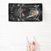Zwarte foto grafdeken In Loving Memory Spandoek (Insitu)