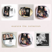 Zwarte foto Social Media Influencer Visitekaartje