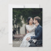 Zwarte-fotosjabloon van fijne afbeelding - Bedankt (Voorkant)