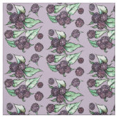 Zwarte frambozen stof (Swatch)