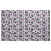 Zwarte frambozen stof (Fat Quarter)