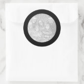 Zwarte Frame Sticker (Tas)