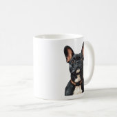 Zwarte Franse Bulldog Mok (Voorkant rechts)