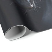 Zwarte Friese paard Cadeaupapier (Rol Hoek)