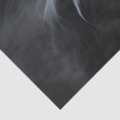 Zwarte Friese paard decoupage Tissuepapier (Detail)