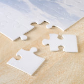 Zwarte Friesiaanse paarden in sneeuw Legpuzzel (Zijkant)