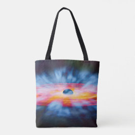 Zwarte Gat Uitstromen Kunstenaars Concept Tote Bag